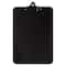 JAM Paper Black Mini Aluminum Clipboard with Bulldog Clip